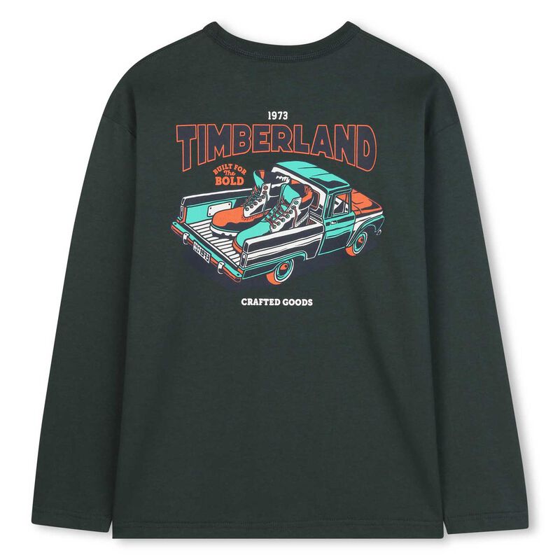 Timberland LS Two Print Tee 4Y-6Y image number 2